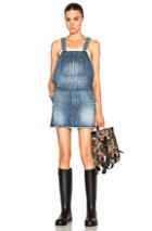 Saint Laurent Skirt Dungarees In Blue