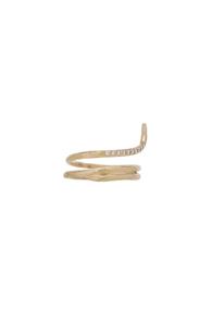 Afin Atelier Fishtail Classic Ring In Metallics