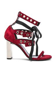 Self-portrait X Robert Clergerie Leyla Heel In Red