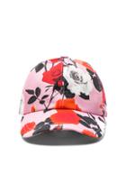 Msgm Floral Hat In Pink,floral