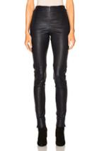 See By Chloe Skinny Leather Pants In Blue