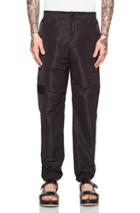 T By Alexander Wang Poly Track Pants In Black