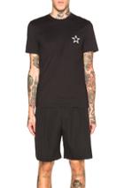 Givenchy Star Embroidery Pocket Tee In Black