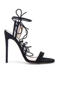 Bionda Castana Viola Suede Heels In Black