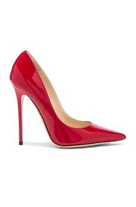 Jimmy Choo Anouk Patent Heels In Red