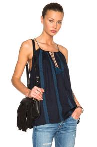 Nili Lotan Avignon Top In Blue