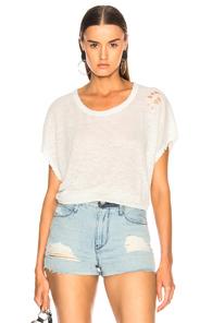 Rta Dawn Top In Stripes,metallics,white