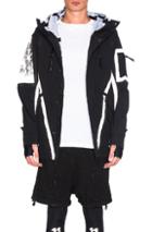 11 By Boris Bidjan Saberi Reflective Tape Jacket In Black