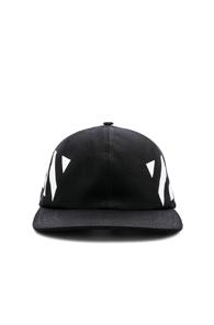 Off-white Diagonal Baseball Cap In Black
