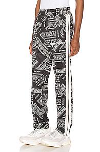 Palm Angels Bandana Classic Track Pants In Black,paisley