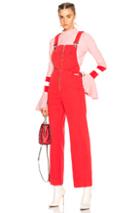 Alexachung Zip Front Dungarees In Red