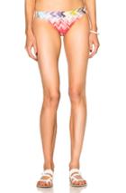 Missoni Mare Bikini Bottom In Geometric Print,pink