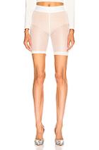 John Elliott Laine Biker Short In White