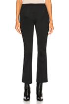 Helmut Lang Cropped Flare Rib Legging In Black