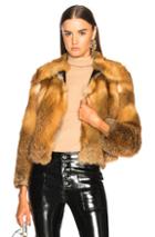 A.l.c. Lex Fur Coat In Neutrals,orange