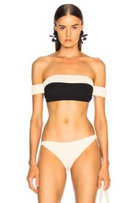 Flagpole Arden Bikini Top In Black,neutral