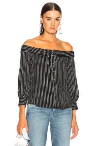 Veronica Beard Britta Top In Black