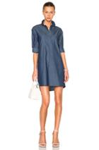 Atm Anthony Thomas Melillo Chambray Pullover Shirt Dress In Blue