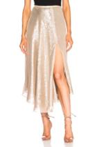 Sally Lapointe Circle Skirt In Nude