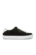 Givenchy Urban Tie Knot Suede & Leather Sneakers In Black