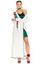 Attico Raquel Parrot Dress In White