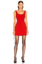 Carmen March Sleeveless Mini Dress In Red