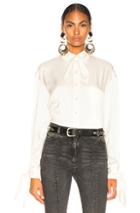 Magda Butrym Queens Shirt In Neutral,white
