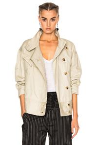 Isabel Marant Etoile Ira Cotton Linen Jacket In Neutrals