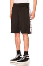 Givenchy Tape Logo Shorts In Black