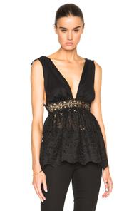 Zimmermann Alchemy Flutter Back Top In Black