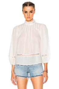Apiece Apart Tula High Neck Top In White