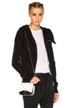 Drkshdw By Rick Owens Mountain Hoodie Sweatshirt In Black