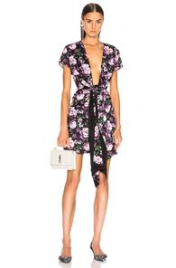 Magda Butrym Dorado Dress In Black,floral,pink