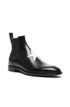 Givenchy Leather Chelsea Star Boots In Black