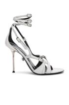 Alexander Wang Kiely Liquid Patent Sandal In White