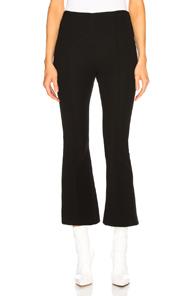 Smythe Pull On Cropped Kick Pant In Black