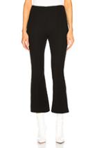 Smythe Pull On Cropped Kick Pant In Black