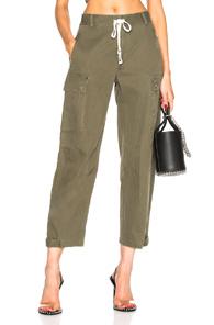 Alexander Wang Cargo Pant In Green