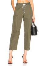 Alexander Wang Cargo Pant In Green