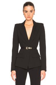 Alexandre Vauthier Wool Blazer In Black