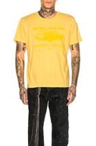 Reese Cooper Hollywood Tantrum Graphic Tee In Yellow