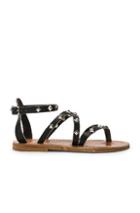 K Jacques Epicure Pyr Sandal In Black