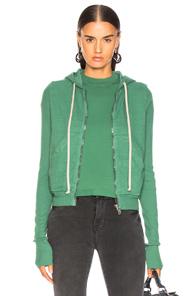 Drkshdw By Rick Owens Regular Hoodie In Green
