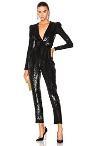 Zuhair Murad Sequined Jumpsuit In Black