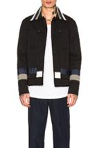 Craig Green Paneled Quilted Worker Jacket In Black