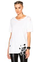 Enfants Riches Deprimes Perfect Shredded Tee In White