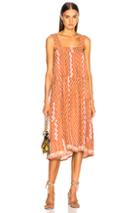 Natalie Martin Jasmine Dress In Abstract,orange,pink