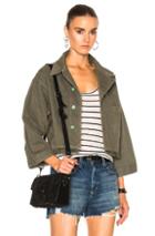 Sandrine Rose Cropped Jacket In Green