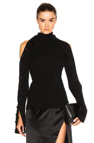 Preen By Thornton Bregazzi Mara Sweater In Black