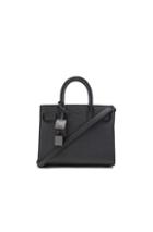 Saint Laurent Nano Sac De Jour Bonded Shiny Trim In Black